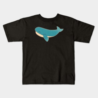 Whale Vintage Underwater Animal Sea Life Kids T-Shirt